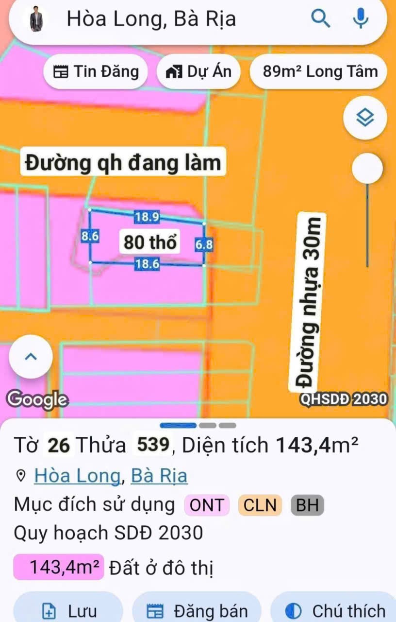 Chủ Bán nhanh đất góc 2 mặt tiền kinh doanh , hương lộ 2, tam long, HCM